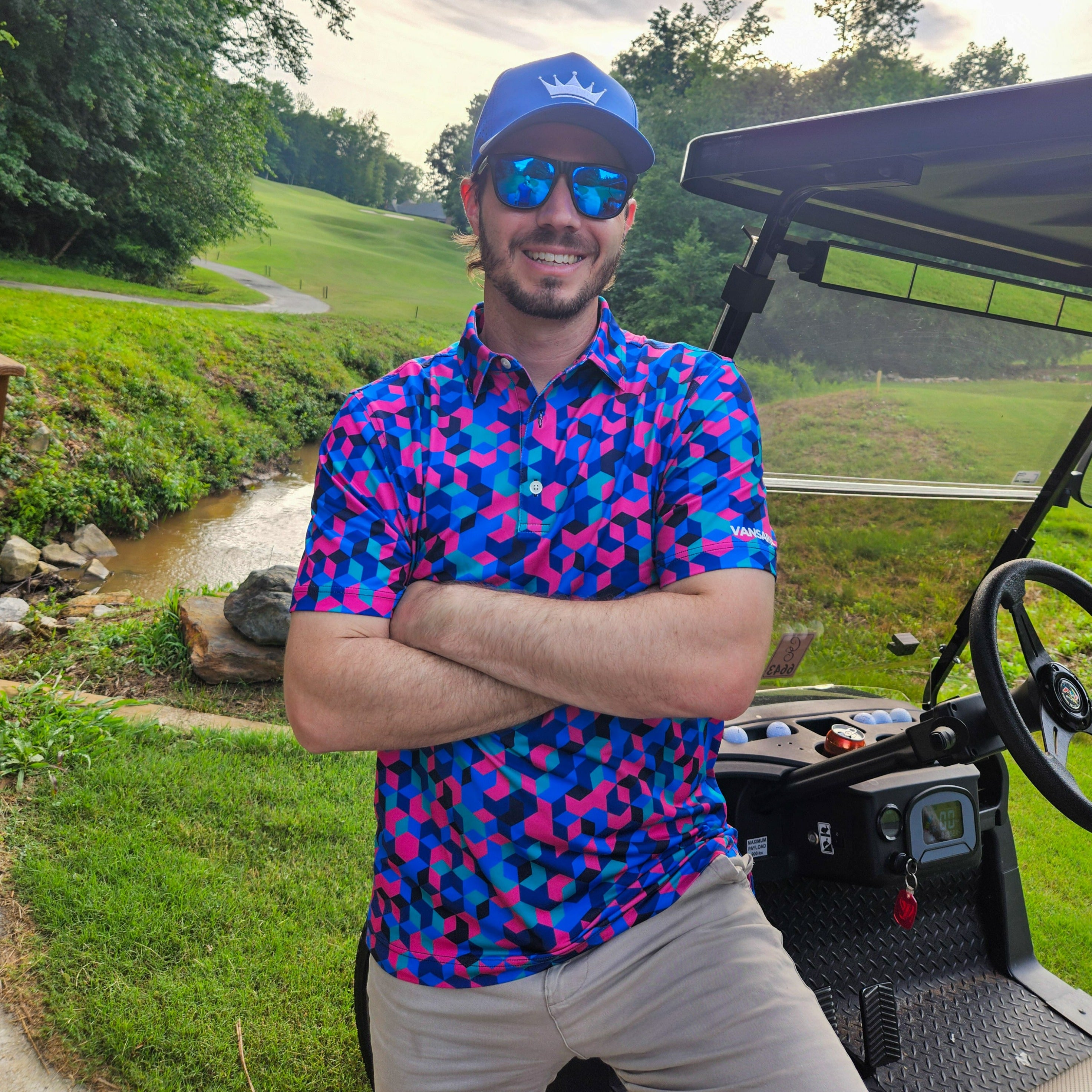 Digital Disco | VANSAINT Golf Polo