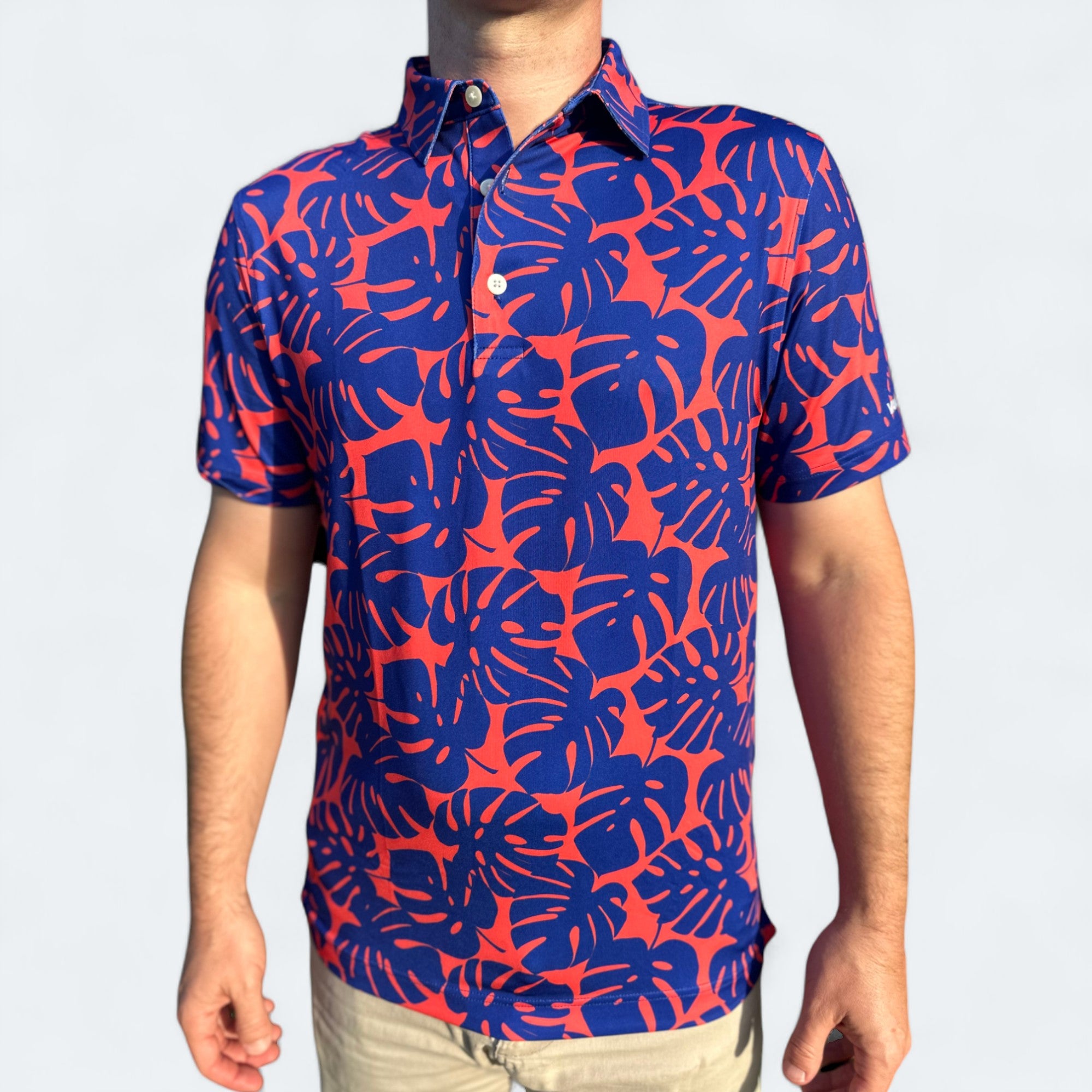 Island Inferno | VANSAINT Vibrant & Breathable Men's Polo Shirt