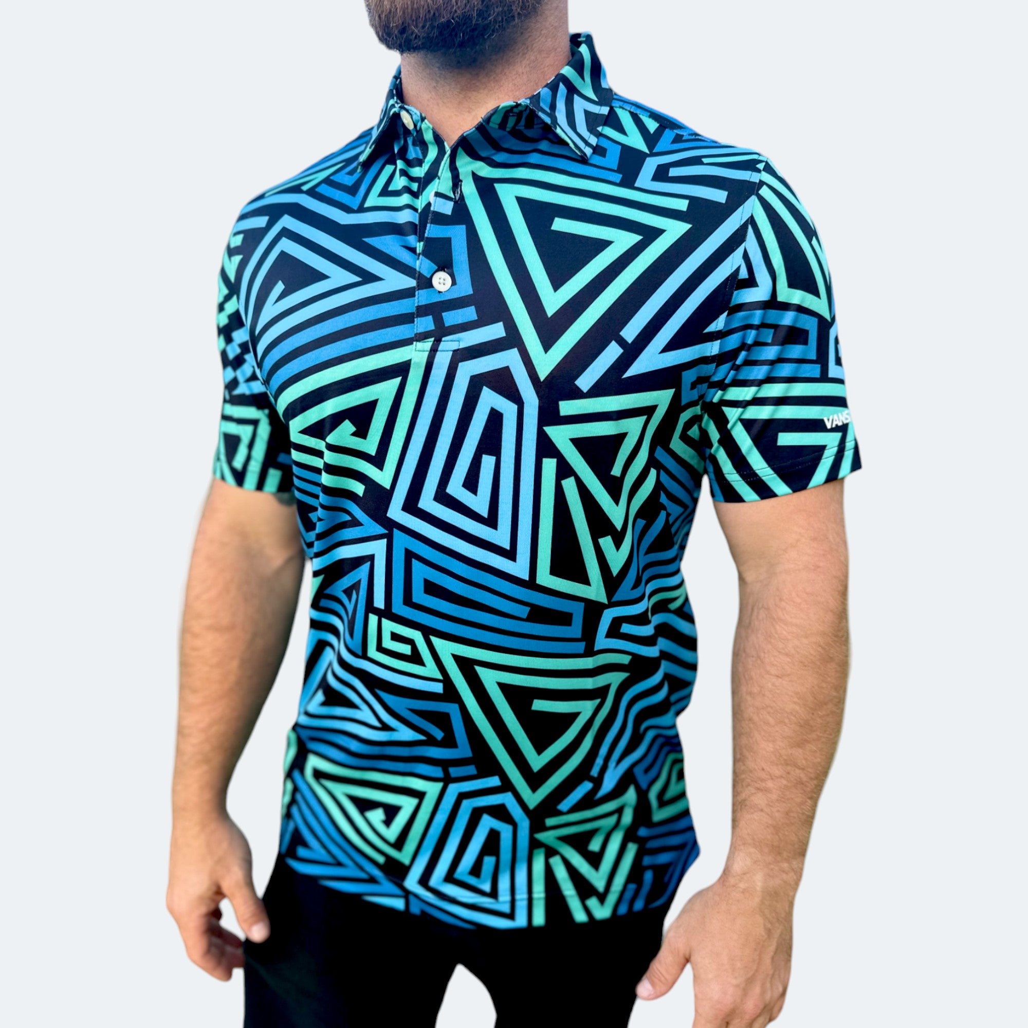 Neon Nexus | VANSAINT Golf Polo