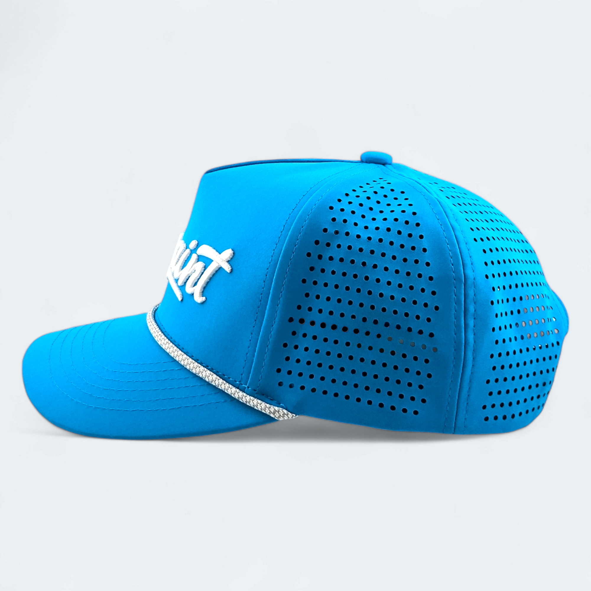 Light Blue VANSAINT Script Logo Snapback Hat