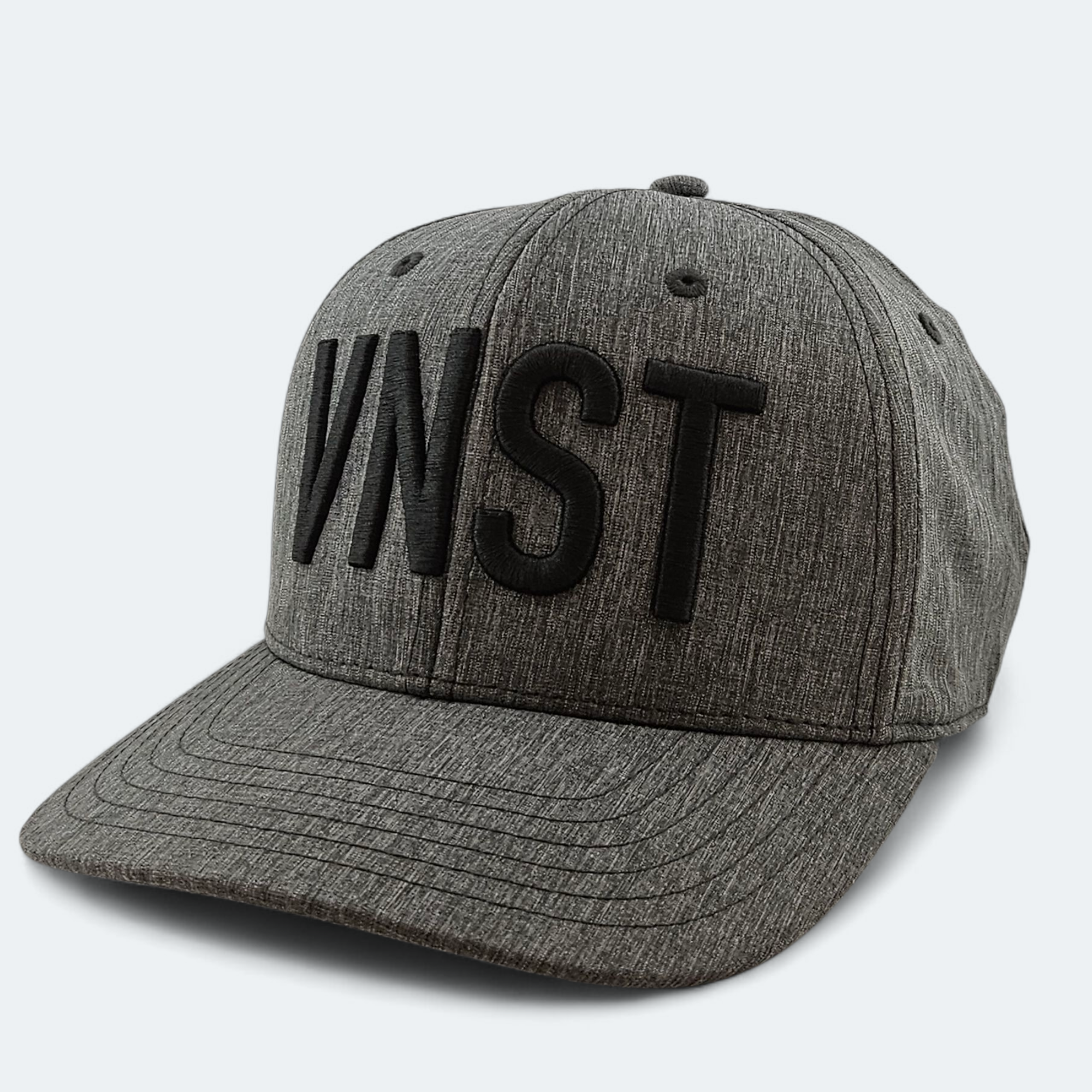 VANSAINT Block Logo Hat – Black Heather