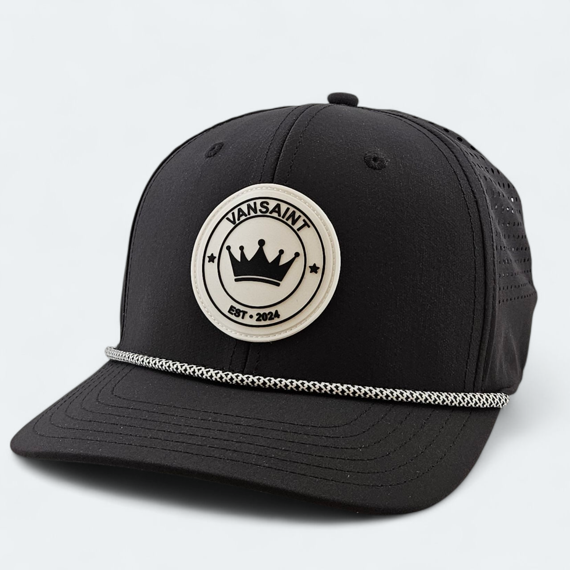 VANSAINT Rubber Patch Hat – Black